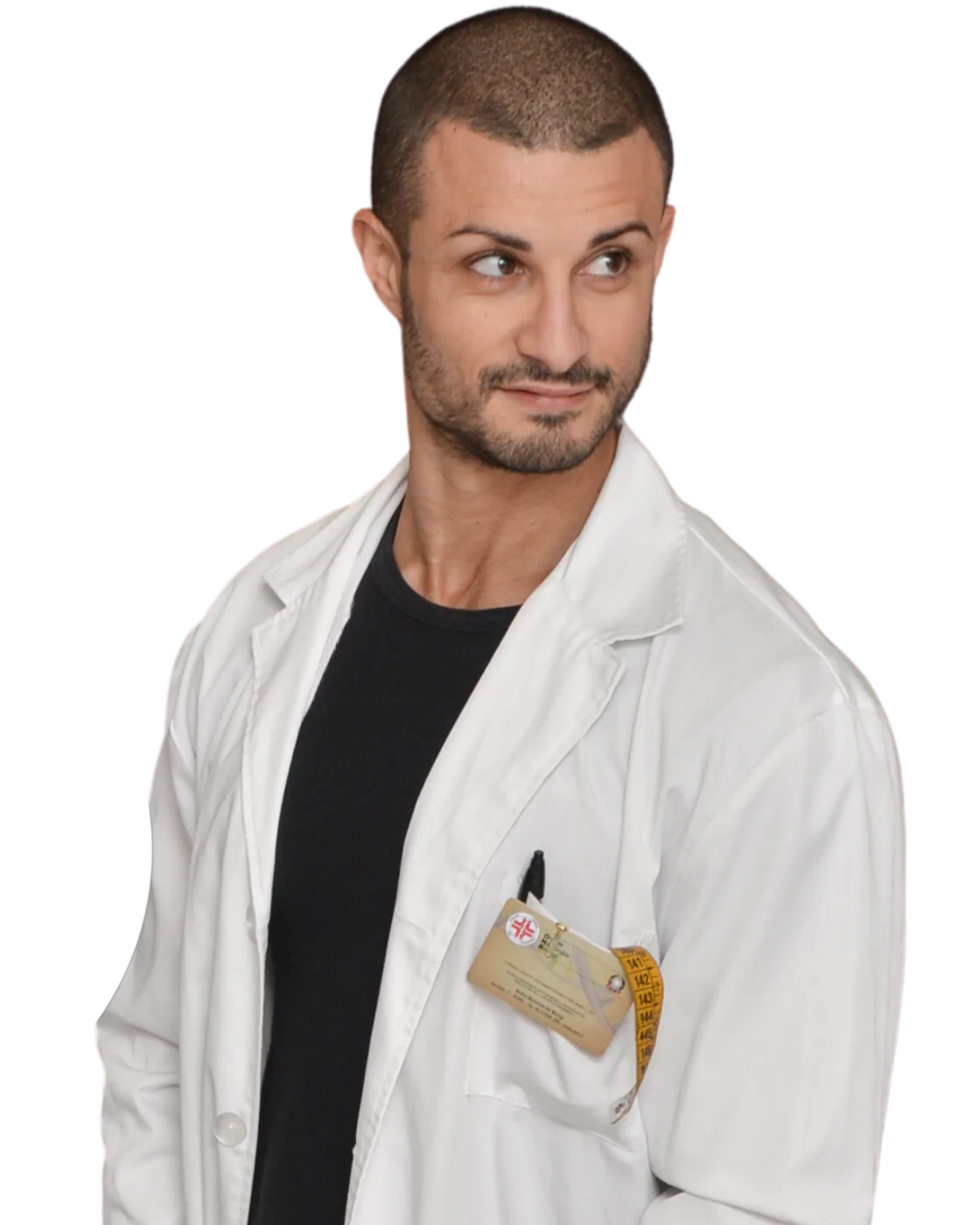 Home 4 11 Alessandro Rondinara in camice da biologo nutrizionista